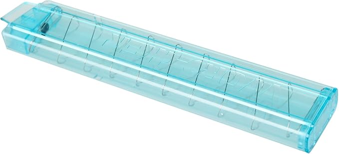 WORKER 15 Round Mini Slanted Talon Mag Quick Reload Clid Compatible Nightingale Blaster Only (Not Compatible with 18 Slanted Talon Mag) Blue Transparent