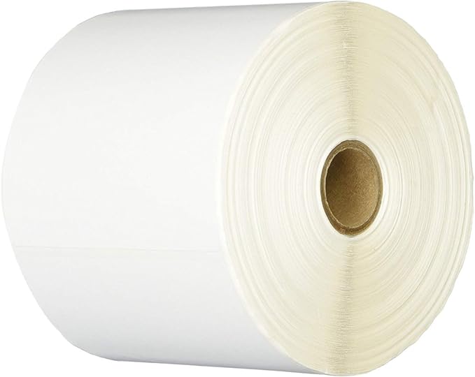 9527 Product 4x6 Direct Thermal Shipping Labels for Zebra 2844 ZP-450 ZP-500 ZP-505,Blank,450 Labels/Roll, 1" Core,Total 6 Rolls