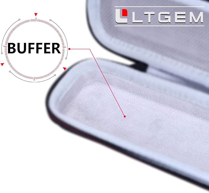 LTGEM Hard Case for Epson Workforce ES-50/55R/60W/65WR & DS-30/70/80 & Epson RapidReceipt RR-60/70W Portable Document Scanner