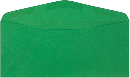 JAM PAPER #9 Business Colored Envelopes - 3 7/8 x 8 7/8 - Green Recycled - Bulk 250/Box