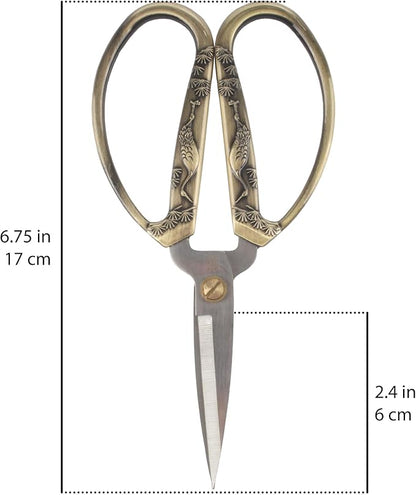 JubileeYarn Classic Chinese Small Embroidery Craft Scissors - Bronze - 10 Scissors