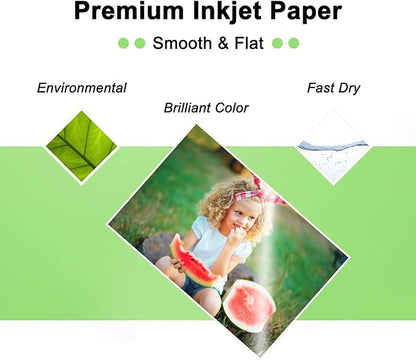 Koala Glossy Inkjet Photo Paper 13X19 Inches 48lb 100 Sheets Professional Glossy Photographic Paper Compatible with Inkjet Printer Use DYE INK 180GSM
