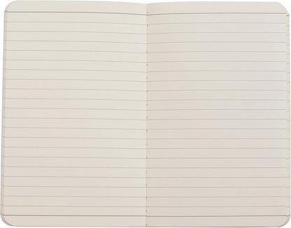 TWONE Pocket Notebook, 6 Pack Softcover Mini Notebooks 3.5" x 5.5" Black Notebook Small Memo Notepad for Men Women Kids Traveler Author, 30 Sheets,60 Lined Pages