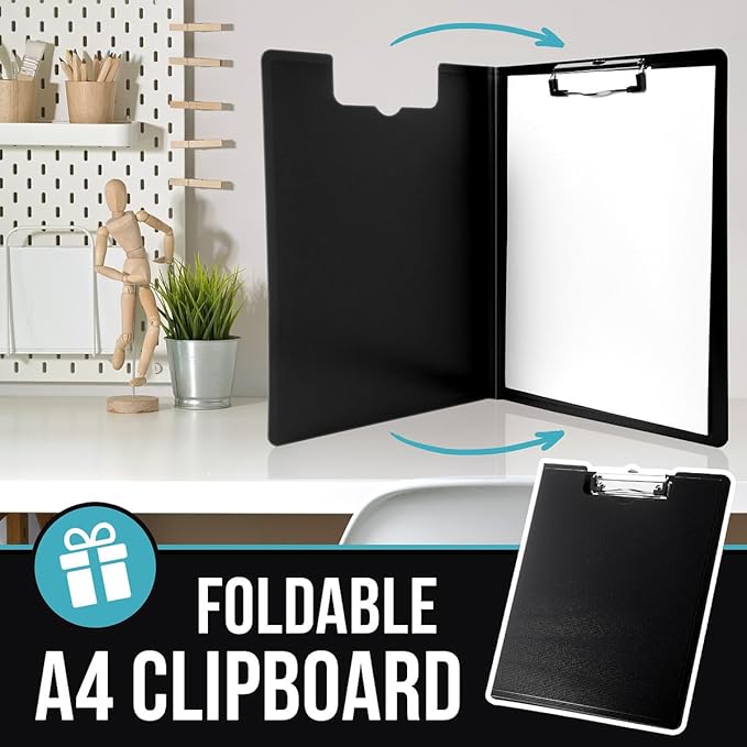 Premium Leather Portfolio Folder Set, Professional Padfolio for Women & Men, Textured Synthetic Leather, Zippered Business Binder, Clipboard, Legal Pad, A4 Notepad Holder,Interviews, Meetings