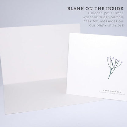 Deluxe Floral Birthday Cards Set - Bulk Assortment with Kraft Envelopes & Round Stickers, Perfect for Women, Baby Showers, Thank You Notes, and Gift Messages - Vibrant Flower Designs on Quality Paper.