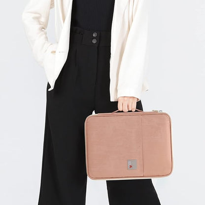 Lanola A4 Document Bags Portfolio Waterproof Business File Holder Travel Gear Organizer Electronics ccessories Bag