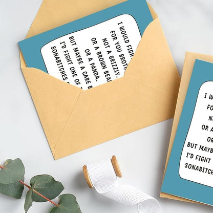 Brother Birthday Card | Birthday Card for Brother | Birthday Card Brother | from Sister | Happy Birthday Brother Card | Funny