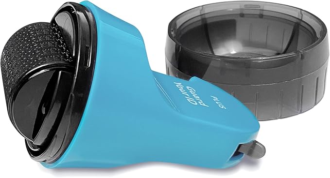 Guard Your ID 3 in 1 Wide Advanced Roller with Retractable Box & Envelope Opener and Identity Theft Prevention Security Stamp Turquoise