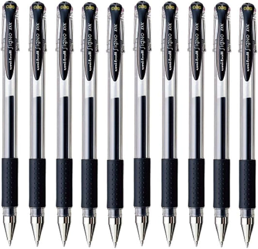 uni-ball Signo Dx Um-151 Gel Ink Pen - 0.38 Mm - 10 Pcs - Black - Uni Mitsubishi Pencil