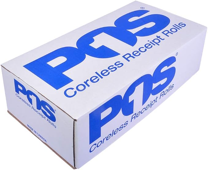 2 1/4 x 50 feet x 100 rolls CORELESS BPA Free Thermal Paper Rolls for Handheld Thermal Receipt Paper Printers. 30mm diameter