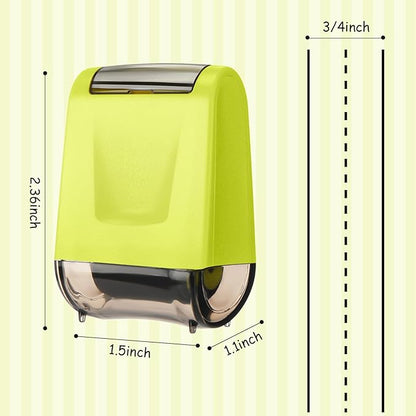 Sherr 2 Handwriting Line Stamp Roller Dashed Handwriting Lines Practice Roller Stamp for Kids, Teachers Kindergarten Education Classroom Back to School Need(2.72 x 2.44 x 1.54 Inch,Green)