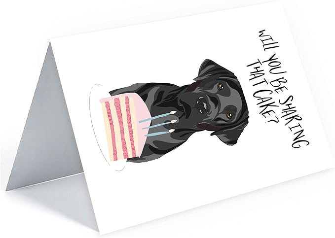 Hqulpr-1pc Funny Dog Birthday Card, Funny Birthday Cards For Dog Lovers, Birthday Card From Dog,Funny Birthday Cards For Men, Women, Husband, Son, Dad, Mom, Him, Best Friend, Brother
