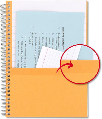 Five Star Spiral Notebook, 2 Subject, College Ruled, 9 1/2" x 6" 80 Sheets, Amethyst Purple (840029CF1-ECM)