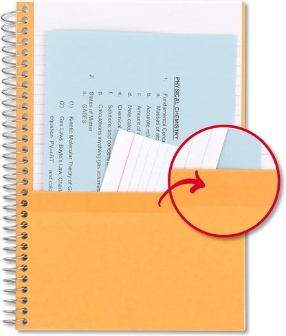 Five Star Spiral Notebook, 2 Subject, College Ruled, 9 1/2" x 6" 80 Sheets, Black (840029AA2-ECM)