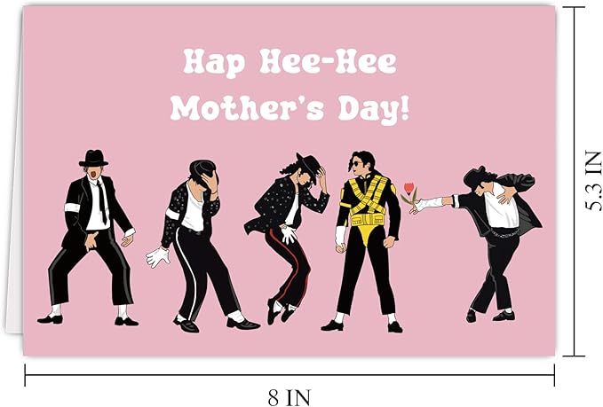 UUEFKTN Happy Mothers Day Card, Mothers Day Gift for Mom Grandma, Music Gift Merch Funny Mothers day Card from Son Daughter, Hap -Hee Hee Mothers Day