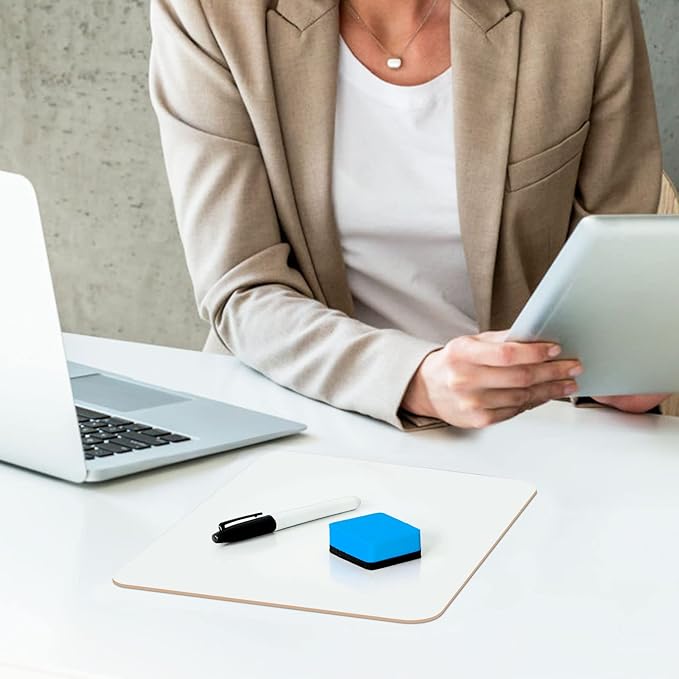 Dry Erase LapBoards, PANDRI 36 Pack Double Sided 12.5 x 9 Inch Dry Erase Boards with 36 Erasers and 36 Markers, Whiteboards for Kids Students Classroom Teacher Supplies