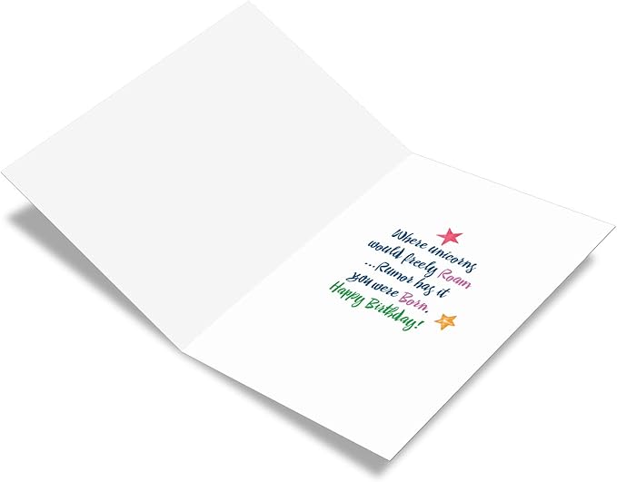 NobleWorks - Funny Happy Birthday Card with Envelope - Colorful Humor Card, Greeting Note - Long Ago and Far Away C6894BDG