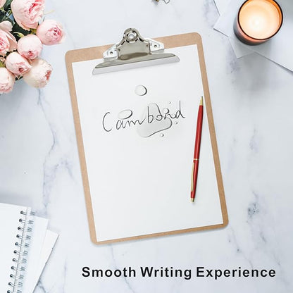 Cambond Ballpoint Pens Red Pens - Metal Pen Black Ink Pens 1.0 mm Medium Point Retractable Nice Pens Smooth Writing Pens for Journaling Men Women Police Uniform Office Business, 10 Pack (Red)