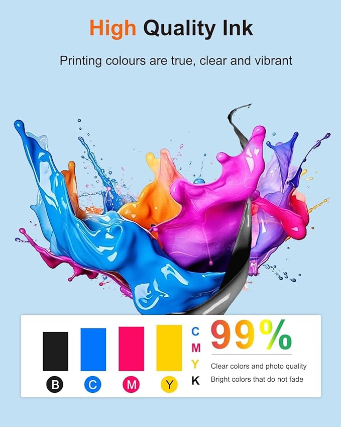 LC3017XL High Yield Ink Cartridges (5-Pack,2 Black/1 Cyan/1 Magenta/1 Yellow) - MNRS Compatible LC3017 XL Ink Cartridges Replacement for Brother LC3017XL MFC-J5330DW MFC-J6530DW MFC-J6530DW Printer