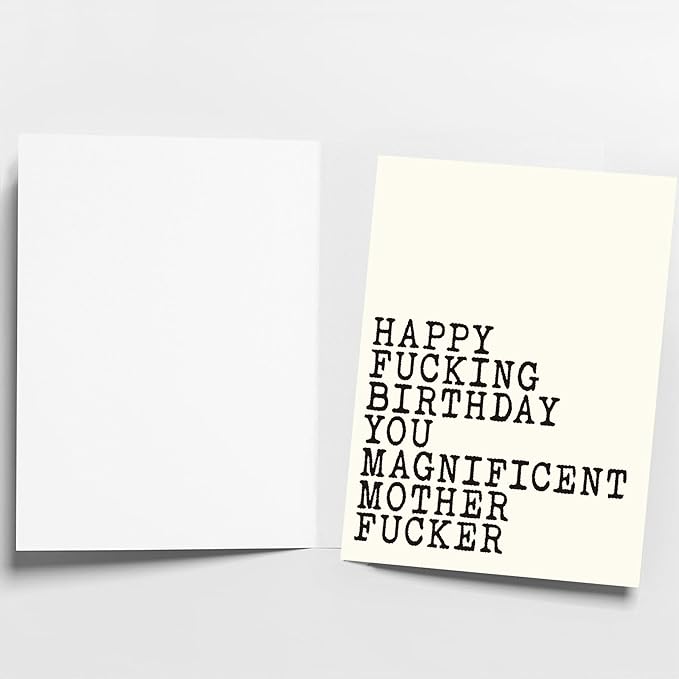 Hqulpr-Funny Rude Birthday Cards For Men, Birthday Cards For Men Funny Unique, Funny Adult Birthday Cards For Men, Funny Happy Birthday Card For Best Friend, Him, Brother, Husband