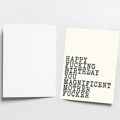 Hqulpr-Funny Rude Birthday Cards For Men, Birthday Cards For Men Funny Unique, Funny Adult Birthday Cards For Men, Funny Happy Birthday Card For Best Friend, Him, Brother, Husband