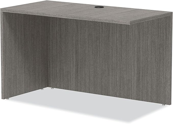 Alera ALEVA354824GY 47.25 in. x 23.63 in. x 29.5 in. Valencia Series Reversible Return/Bridge Shell - Gray