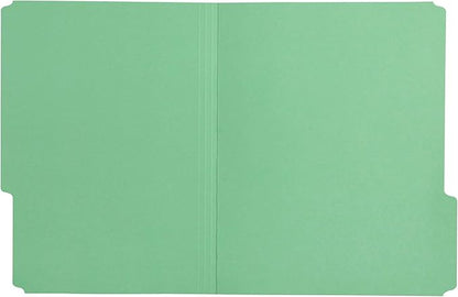 Amazon Basics File Folders, Letter Size, 1/3 Cut Tab, Bright Green, 36-Pack