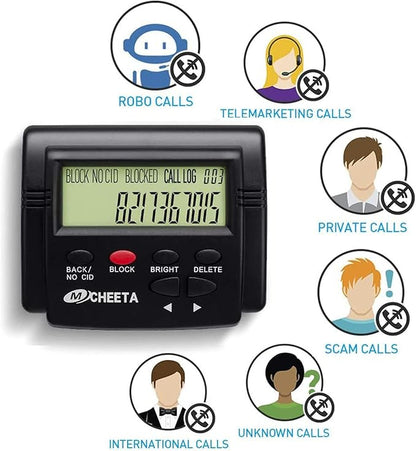 Call Blocker for Landline Phones Telephone 2000 Caller ID Box Blocking One Touch Number Block Device Block Unwanted Robocalls and Nuisance Calls