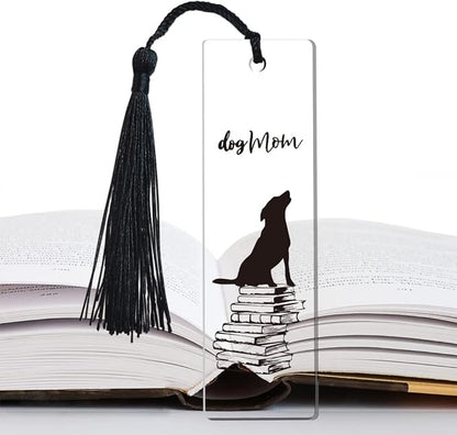 Dog Mom Bookmark Inspirational Bookmark Gifts for Dog Mom Dog Owner Women Bookworm Lovers Dog Mom Gifts Birthday Gifts Friendship Gifts Sister Gifts