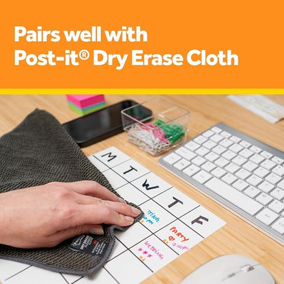 Post-it Dry Erase Accessory Tray, Black (DEFTRAY)