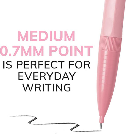 BIC Xtra-Smooth Pastel Mechanical Pencils with Erasers, Medium Point (0.7mm), 40-Count Pack, Bulk Mechanical Pencils for School or Office Supplies