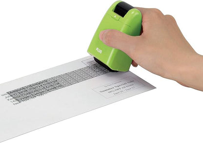 Guard Your ID Identity Protection Security Prevention Stamp Roller (Green)