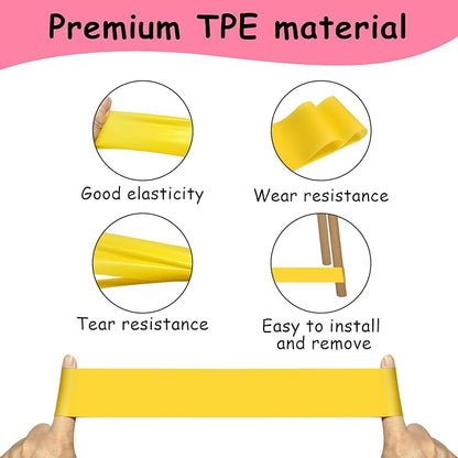 25 Pack Chair Bands for Kids with Fidgety Feet, ADHD Tools for Kids, ROOKEA Sensory Classroom Must Haves for ADHD Kids Fidget Chair Bands ADD Autism ADHD Chair Bands for Classroom Home Chairs