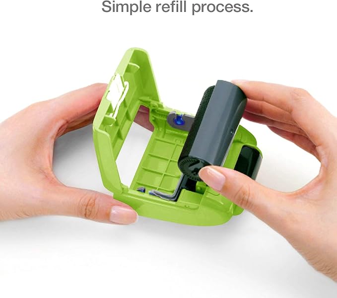 Plus Guard Your ID Wide Roller Stamp, Green