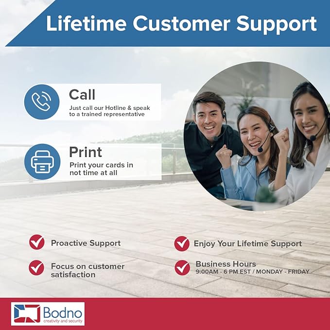 5000 Pack - Bodno Premium CR80 30 Mil Graphic Quality PVC Cards