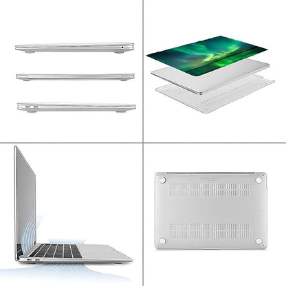 Compatible with 16 Inch MacBook Pro A2141, Iceland Green Aurora Hard Plastic Shell Cover Case