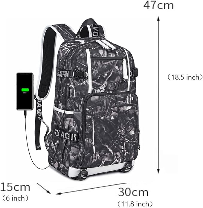 Soccer Superstar M-essi 10 Multifunctional Laptop Backpack Teenage Travel Backpack Fans Schoolbag (H1)