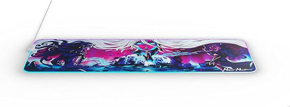 SteelSeries QcK Prism Gaming Mouse Pad - 2-Zone RGB Illumination - Real-time Event Lighting - Optimized for Gaming Sensors - Size XL - Neo Noir