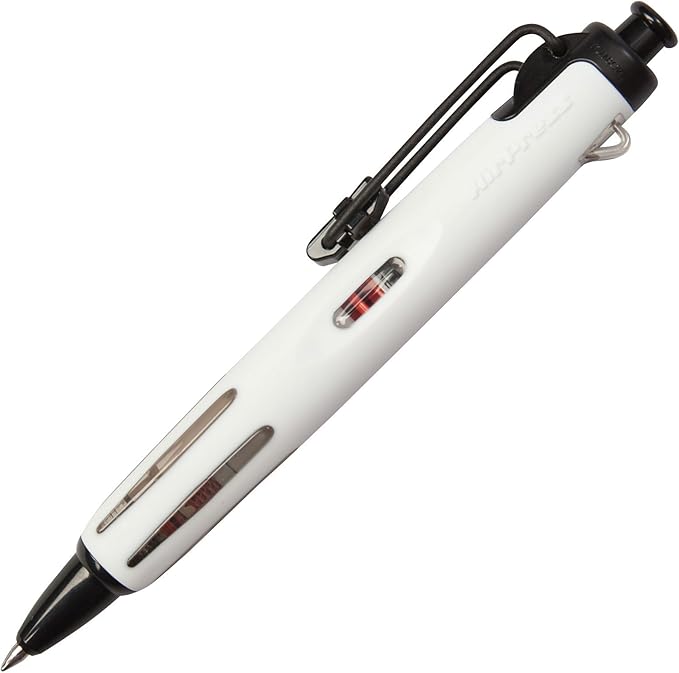 Tombow 56068 AirPress Ballpoint Pen, White, 1-Pack. Pressurized Pen Easily Writes Overhead and on Wet Paper