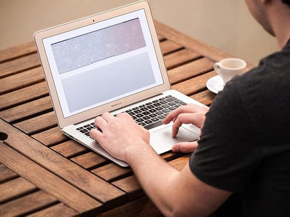 Compuchecks Check on Top Blank Check Paper - 1000 Pack, Quick-Books & Laser Printer Compatible - Security Business Checks with Voucher - 8.5" x 11" Blue/Red Prismatic