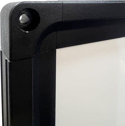 BESTBOARD Mobile Whiteboard 32 x 48 inch Large Height Adjust 360° Rolling Double Sided Dry Erase White Board on Wheels, Portable Easel with Stand for Home Office Classroom (32" x 48" BK)