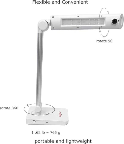 Digital Portable Overhead USB Distance Teaching Document Camera LV-1010 (White)