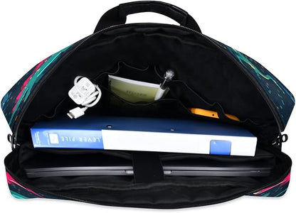 ALAZA Cute Dinosaurs Laptop Messenger Bag Case Sleeve Briefcase for Men Women, Multicolor