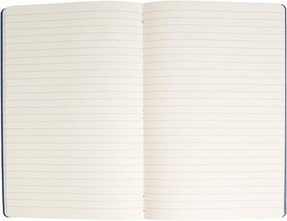 Simply Genius A5 Notebooks for Work, Travel, Business, School & More - College Ruled Notebook - Softcover Journals for Women & Men - Lined Note Books with 92 pages, 5.5" x 8.3" (Navy, 6 pack)