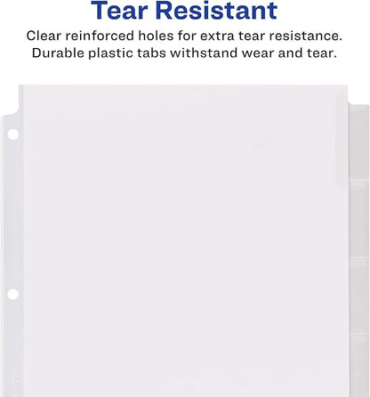 Avery 11223 Insertable Big Tab Dividers, 8-Tab, 11 1/8 x 9 1/4