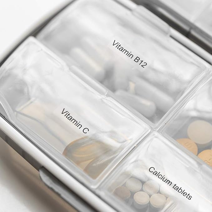 Phomemo D30 Label Tape, for D30 D35 Q30 Q30S Q31 Label Maker, Black on Transparent Clear Sticker Thermal Paper Self-Adhesive Label Maker Tape, 14mm x 30mm (0.55 x 1.18 Inch) 210 Labels/Roll, 3-Roll