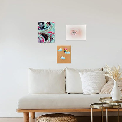 Wishop 20 Sheets Colored Thick Paper Cardstock Blank for DIY Crafts Cards Making, Halloween, Invitations, Scrapbook Supplies (Black, 8.5 x 11 inches)