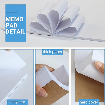 20 Pack Note Pads Memo Pads 3"x 5"- 100 Sheets Each Paper Notepads- Small Memo Scratch Pad Writing pads To Do Grocery List