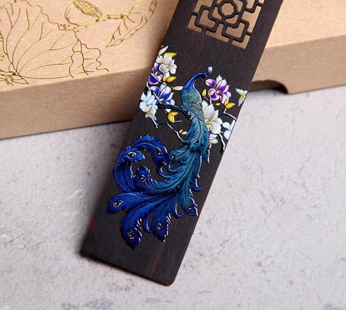 Wooden Bookmark Engraved Book Mark Vintage Style Best Unique Gifts Set for Book Lovers,Women,Men,Teacher,Birthday Present