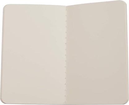 TWONE Pocket Notebook, 6 Pack Softcover Mini Notebooks 3.5" x 5.5" Black Notebook Small Memo Notepad for Men Women Kids Traveler Author, 30 Sheets,60 Blank Pages